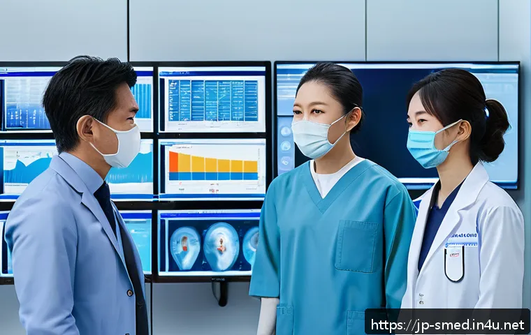 스포츠의학 이직 시 유의 사항 - A modern sports medicine clinic scene featuring a diverse team of medical professionals wearing clea...